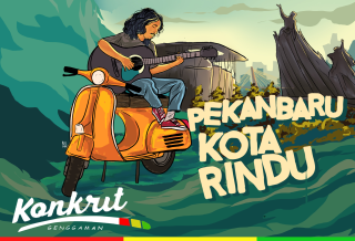 Alasan Rindu dengan Kota Pekanbaru, Wajib Tahu Single Baru Pekanbaru Kota Rindu by Konkrit Genggaman